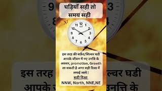 Wall Clock किस दीवार पर लगाना है आपके घर के लिए बहुत शुभ  vastu astrology shortsfeed [upl. by Ardnuhs]