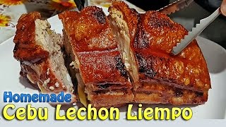 Homemade Cebu Lechon Crispy Roasted Pork Belly w Eng Subtitles  HungreeCatt Cooks [upl. by Kokaras]