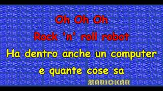 Alberto Camerini Rockn roll Robot Remix karaoke [upl. by Jamesy]