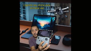 LIGANDO O DRONE PALA PRIMEIRA VEZ [upl. by Justus]