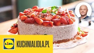 CIASTO STRACCIATELLA BEZ PIECZENIA 🍓  Paweł Małecki amp Kuchnia Lidla [upl. by Aihtak987]