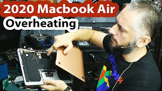 2020 Macbook Air Overheating and not enough cooling Thermal Camera check and follow up [upl. by Bibbye]