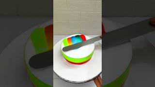 Multi Colour Rainbow 🌈 Cake Design youtube cake ytshorts video shorts youtubeshorts [upl. by Delanos]