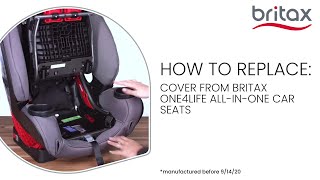 How To Replace The Cover On Britax One4Life AllInOne Car Seats [upl. by Ecnarepmet38]