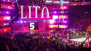 Lita Entrance at Royal Rumble 2018 [upl. by Nadbus]