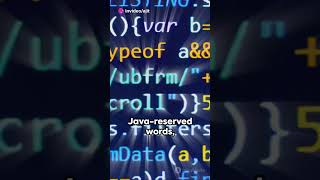 What are identifiers in Java amp their naming rules java shorts [upl. by Edd428]