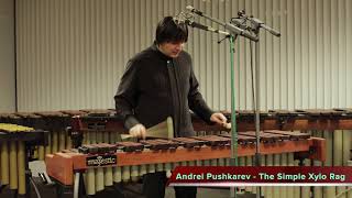 Andrei Pushkarev quotThe Simple Ragquot for Solo Xylophone [upl. by Inahs]