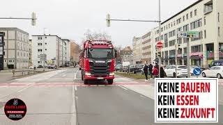 DEMO GEGEN MAUTERHÖHUNG amp CO2 STEUER  16122023 IN HANNOVER DER GANZE ZUG [upl. by Aimit474]