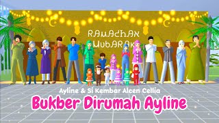 Ayline dan Si Kembar Alcen Cellia  Bukber Dirumah Ayline  Sakura School Simulator [upl. by Dorr]