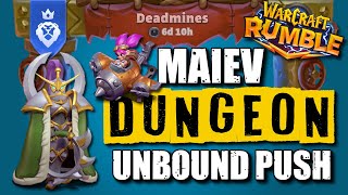 Easy UNBOUND Strategy for Maiev  Warcraft Rumble Deadmines Dungeon Guide [upl. by Mallina853]