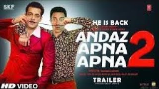 Andaz APNA APNA 2 movie song release Salman Khan amir Khan Pooja Hegde samiullah [upl. by Janka]