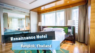 Renaissance Bangkok  Studio Suite Room Tour  Flavors Buffet Breakfast [upl. by Hardej]