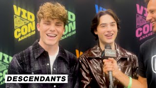 Joshua Colley and Peder Lindell Talk Descendants at Vidcon  Hollywire [upl. by Eimirej]