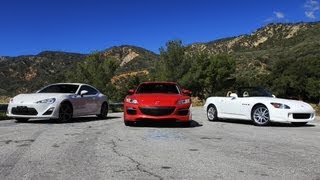 FRS GT86 BRZ vs RX8 vs S2000 Review  Everyday Driver [upl. by Eniledam]