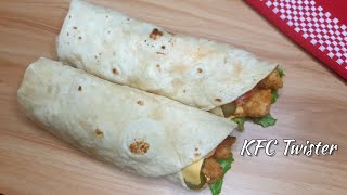 KFC Twister Tortilla Recipe  Delicious Homemade KFC Twister Wrap by Tasty Meals and Treats [upl. by Germin141]