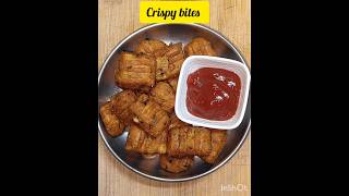 Bread Potato Bites  leftover Bread snacks Recipe  Veg Crispy Bites cooking crispy bites [upl. by Micaela91]