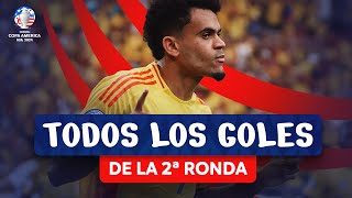 TODOS LOS GOLES DE LA 2ª RONDA  CONMEBOL COPA AMÉRICA USA 2024™ [upl. by Wiersma]