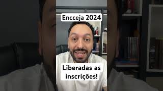 Encceja 2024  inscrições abertas Httpwwwgovbr [upl. by Nairahcaz]