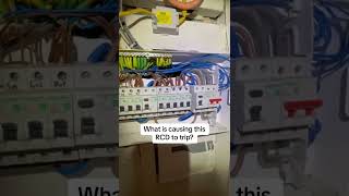 Tripping RCD  Electrician Fault Finding [upl. by Lavena235]