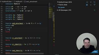 Reinventing Boolean Algebra Lean Prover [upl. by Hairam]