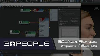 3DPEOPLE Tutorial  Import and Set up Alembic Files in 3DsMax [upl. by Coffee837]