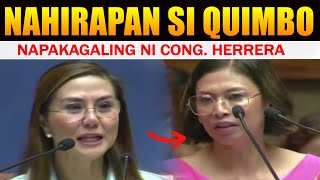 🔴 Breaking Cong Herrera Itinapat kay Stella Quimbo [upl. by Lizzie473]