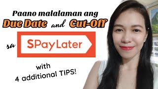 DUE DATE and CUTOFF in Spaylater  SHOPEE [upl. by Obeng]