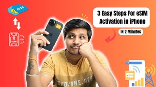 Jio eSIM Activation at Home in 2 Minutes  eSIM JIO Activation  3 EASY Steps for Any iPhone 2024 [upl. by Janyte483]