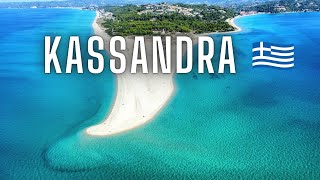 Kassandra  Greece By Drone 4K ⛱ [upl. by Nyraf]