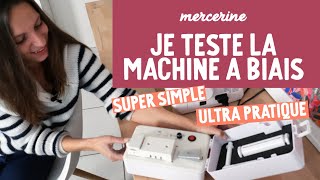 Tuto couture  fabriquer du biais avec la machine simplicity [upl. by Yessydo]