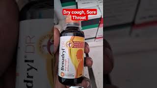 Benadryl DR syrup use in hindi  खांसी की दवा drycough cough [upl. by Ahsilac]