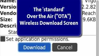 How to download and install BlackBerry software OvertheAir OTA [upl. by Nivre]