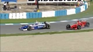 F1 Jerez GP 1997  Schumacher Villeneuve Collision PremiereSky German Commentary [upl. by Jeanette]