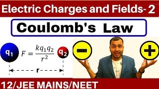 Electric Charges and Fields 02  Coulombs Law and Force Between Multiple Charges JEE MAINSNEET [upl. by Htebaras3]