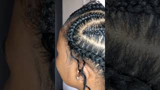 Straight back hairstyle latesthairstylesforblackwomen naturalhair [upl. by Colleen]