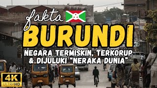 Fakta Burundi Negara Paling Miskin Terkorup amp Dijuluki quotNERAKA DUNIAquot [upl. by Shelman291]