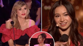 Heidi Klum slams rude AGT contestant Anna Deguzman after she mocks Mel B during awkward performance [upl. by Godfrey]