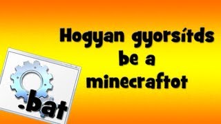 Hogyan Gyorsítsuk be a minecraftot RAM [upl. by Ettenwahs248]