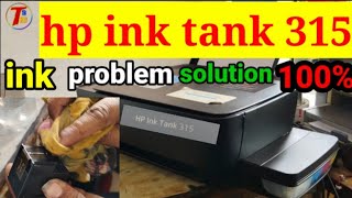 HP ink tank 315 printer  head cleaning without pc [upl. by Osterhus]