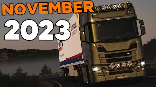 TOP 10 ETS2 MODS  NOVEMBER 2023 [upl. by Nwadal885]