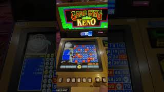 Game King KENO Gold Coast Casino LAS VEGAS goldcoastcasino Keno Slots [upl. by Uliram]