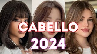 2024 CORTES DE MODA ✂️😱 TENDENCIAS CABELLO MUJER [upl. by Hgielsa]