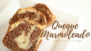 QUEQUE MARMOLEADO RECETA FÁCIL Aprende como preparar este suavecito y esponjoso queque casero [upl. by Nilyram250]