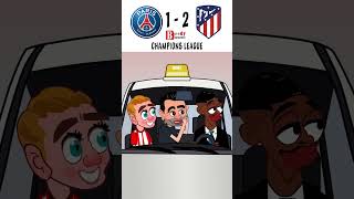 Highlights of psg vs Atltico Madrid psg dembele atleticodemadrid [upl. by Richarda]