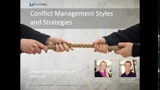 Conflict Management Styles and Strategies [upl. by Jaban130]