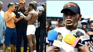 MKURUGENZI WA MAFIA BOXING ALICHAMBUA PAMBANO LA IBRAHIM MAFIA VS MTHAILANDUKUMBI MAGOMENI SOKONI [upl. by Aerdnaed199]