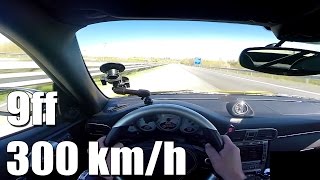 POV 1100 HP 9ff Porsche 911 Turbo 997 FAST Onboard Drive on Autobahn  800 HP Mode [upl. by Lynna]