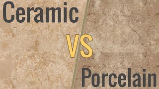 The Difference Between Ceramic amp Porcelain Tile [upl. by Darcie992]