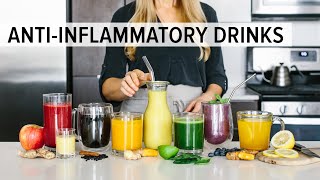 8 ANTIINFLAMMATORY DRINKS  to enjoy for health amp wellness [upl. by Nevarc]