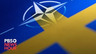 WATCH Sweden officially joins NATO [upl. by Tadashi]